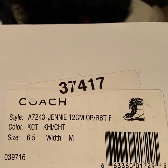 Coach boots brown. - Picture 5 of 5